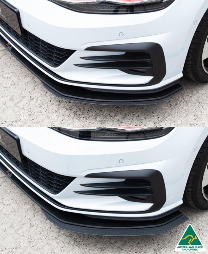 Flow Designs Front Splitter Extensions (Pair) | Volkswagen MK7.5 GTI