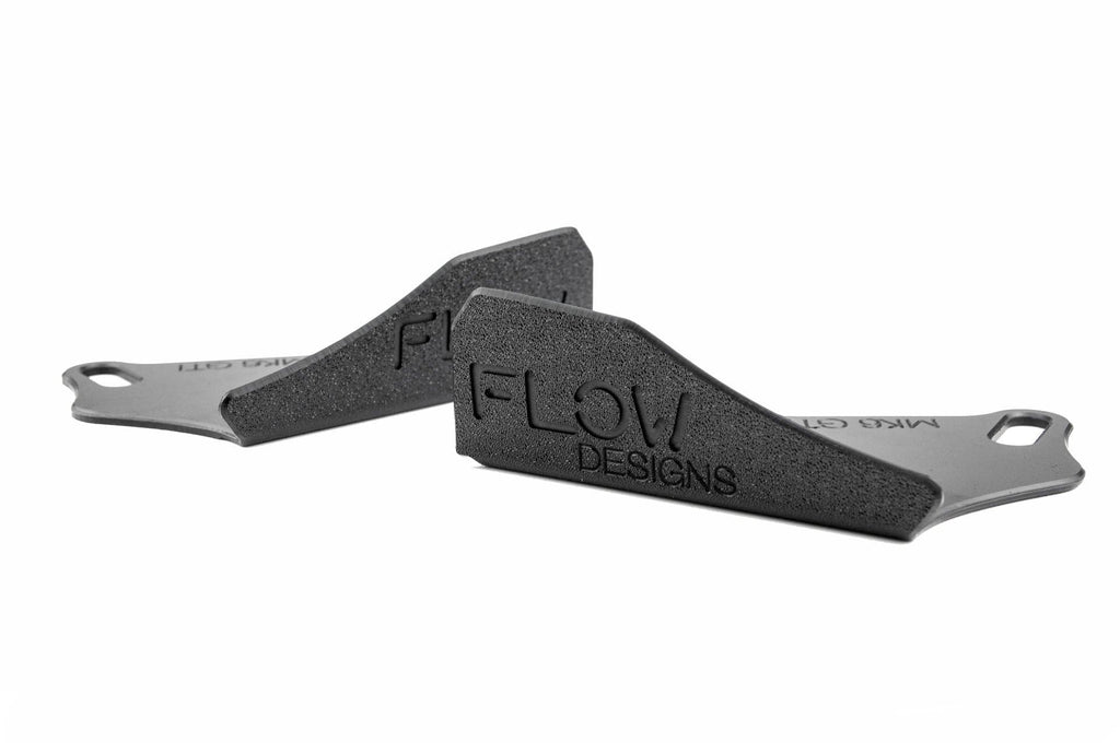 Flow Designs VW MK6 Golf GTI Adjustable Rear Spat Winglets (Pair) - 0