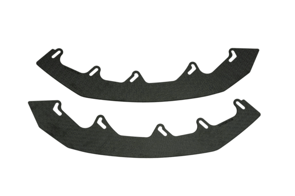 S3 8V Sedan FL Front Lip Splitter Extensions (Pair)