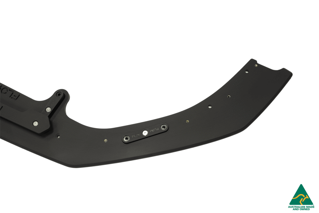 RS3 8V Sedan FL Front Lip Splitter & Stainless Steel Mounting Brace