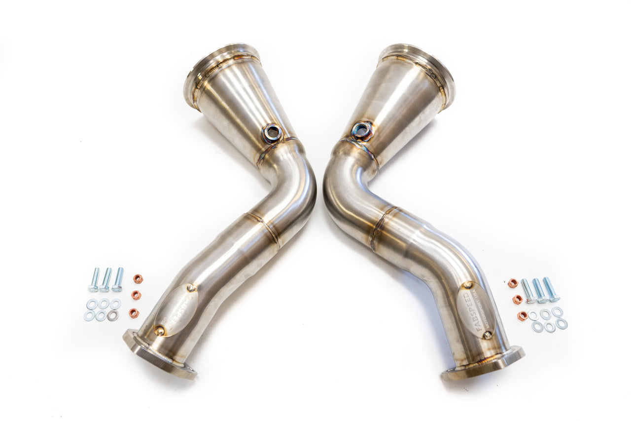 Fabspeed Bentley Bentayga V8 Cat Bypass Pipes (2018+)