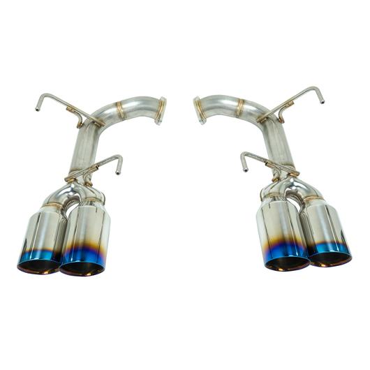 Remark Subaru WRX STi VA Axle Back Exhaust w/ Titanium Stainless Double Wall Tip - 4 Inch Version - 0