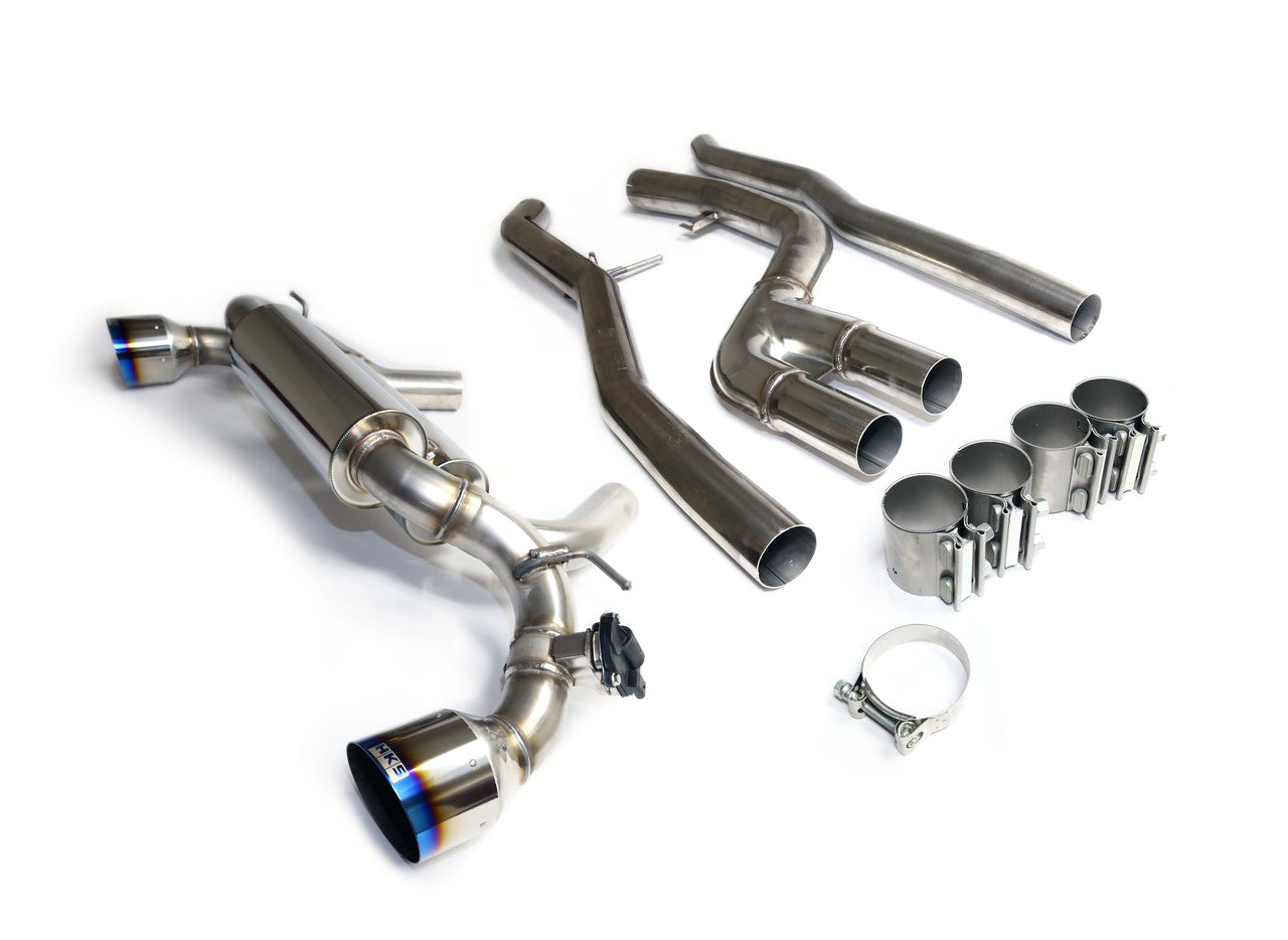 HKS 2019+ Toyota GR Supra A90 W/O OPF Dual Hi-Power Titanium Tip Catback Exhaust