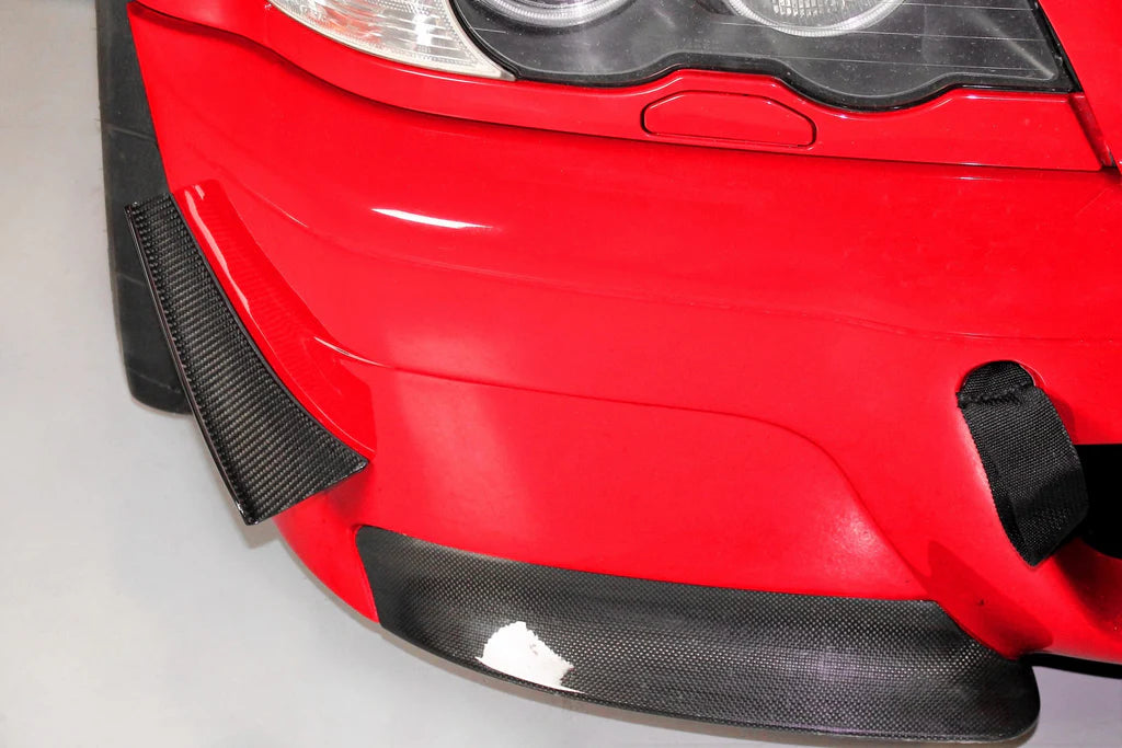 Karbonius E46 M3 Carbon Front Bumper Canard Set