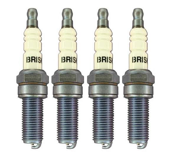 Brisk ER08S Silver Racing Spark Plug - (Set Of 4)