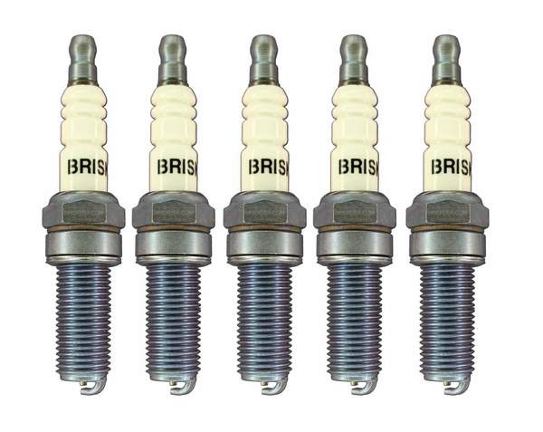 Brisk ER08S Silver Racing Spark Plug - (Set Of 5)