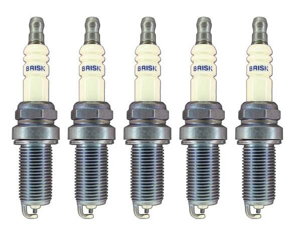 Brisk Silver Racing ER12YS Spark Plug - (Set Of 5)