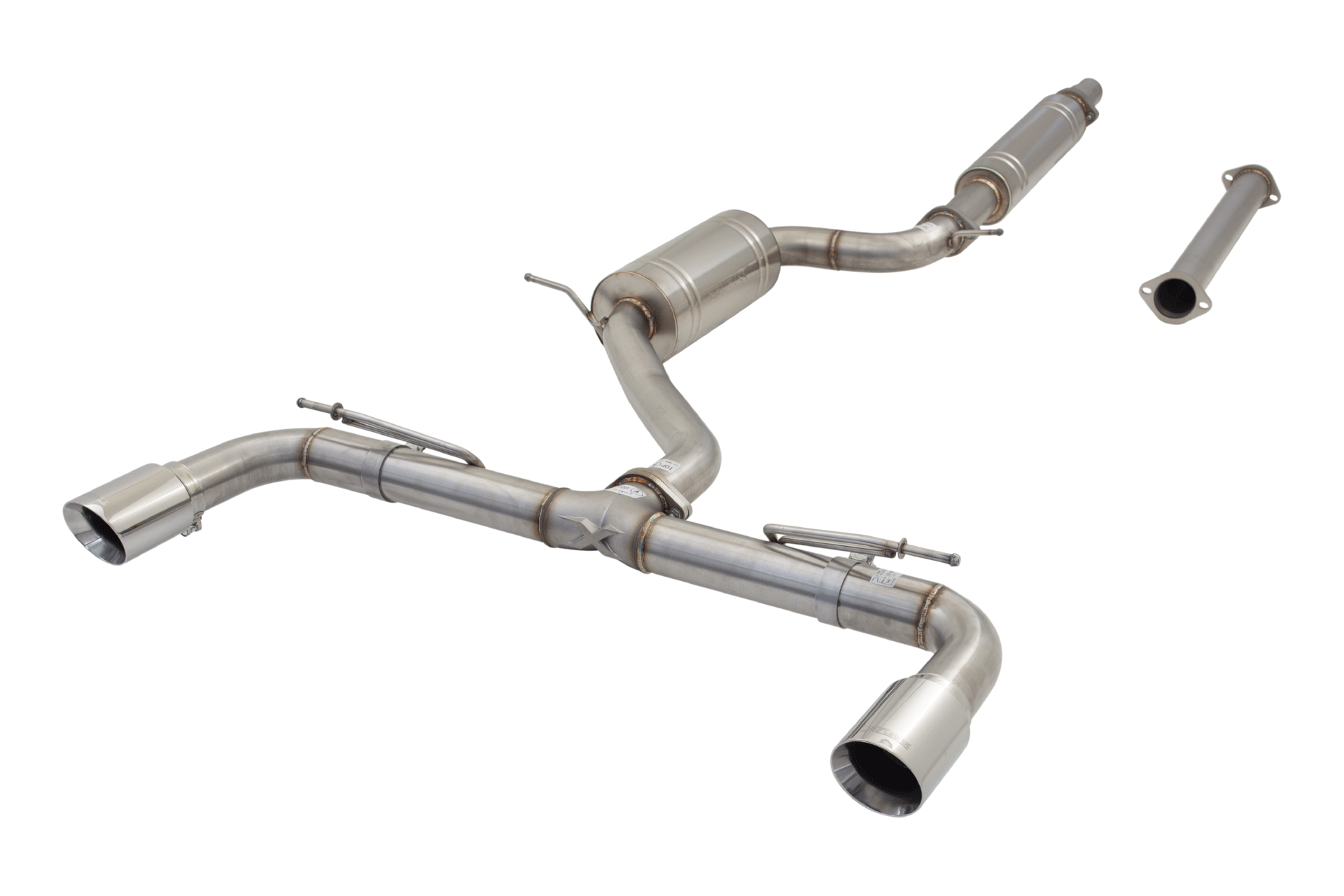 XFORCE 3" 304 Stainless Cat-Back Exhaust System MK8 GTI