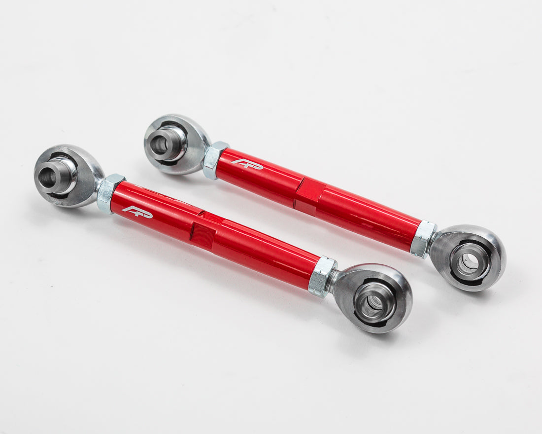 Agency Power Adjustable Rear Sway Bar Links Red Polaris RZR 1000 | XP Turbo