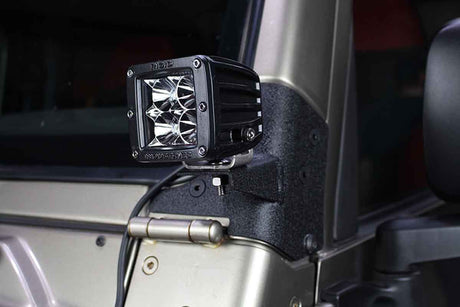 Fishbone Offroad 97-06 Jeep Wrangler TJ Windshield Light Bracket - 0