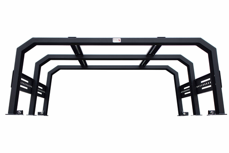 Fishbone Offroad 20+ Jeep Gladiator Bed Rack Full Tackle Rack - Black Powdercoat