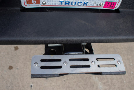 Fishbone Offroad 2In Receiver Hitch Mounted Step - Black Powdercoat Steel - 0