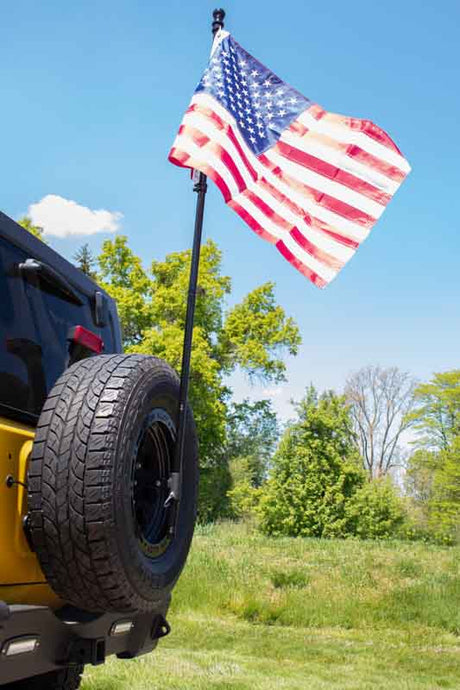 Fishbone Offroad Spare Tire Flag Mount - 0