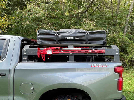 Fishbone Offroad 88-22 Chevy/GMC 74In Tackle Rack Long Bed - 0