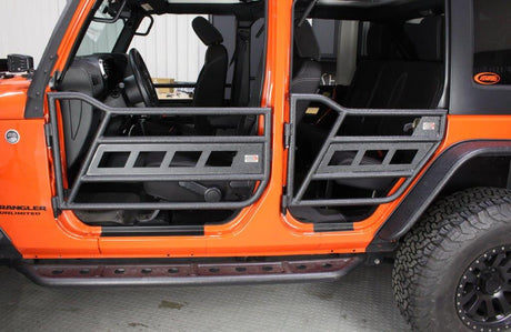 Fishbone Offroad 07-18 Jeep Wrangler JK 4 Door Front/Rear Tube Doors - 0