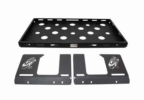 Fishbone Offroad 07-18 Jeep Wrangler JK 4 Door Fisbone Offroad Interior Storage Rack