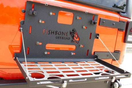 Fishbone Offroad 07-18 Jeep Wrangler JK Tailgate Table - 0