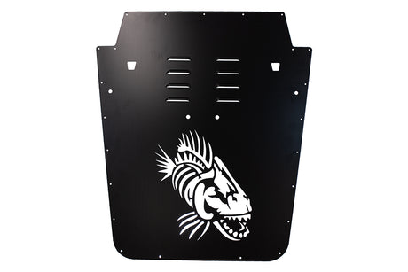 Fishbone Offroad 07-12 Jeep Wrangler JK Hood Louver Raw Unpainted