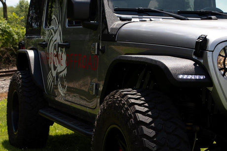 Fishbone Offroad 2018+ Jeep Wrangler JL Rear Fenders Elite Aluminum - 0