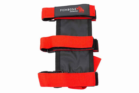 Fishbone Offroad Padded Roll Bar Red Fire Extinguisher Holder