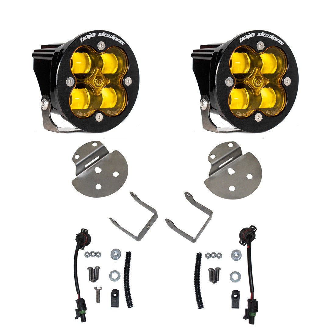 Baja Designs 15-19 Canyon/Colorado Fog Light & Fog Pocket Kit - Amber