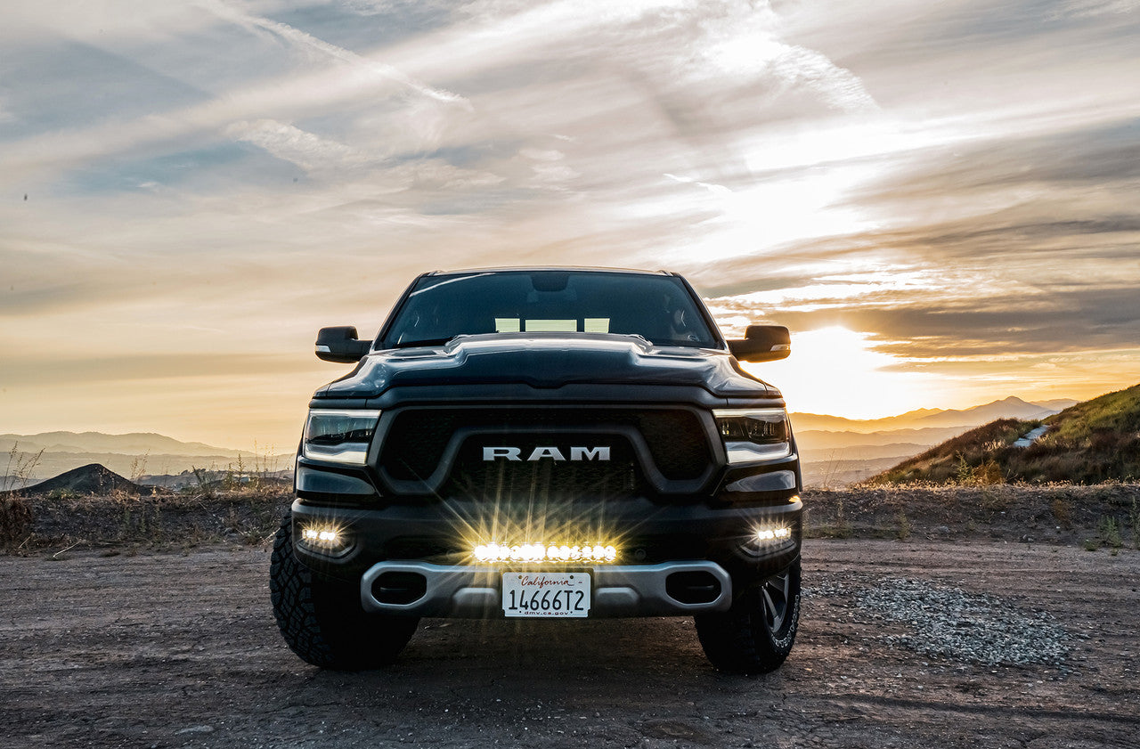 Baja Designs 2019+ Ram Rebel 1500 S8 20in Bumper Kit - Clear - 0