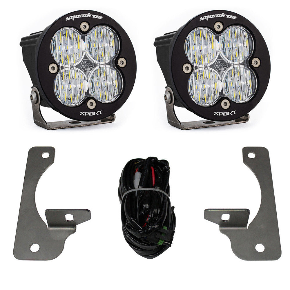 Baja Designs 13-16 Jeep JK Rubicon X/10th Anne/Hard Rock Squadron-R Sport LED Light Kit