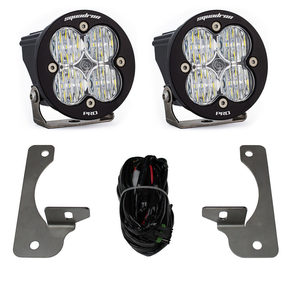 Baja Designs 13-16 Jeep JK Rubicon X/10th Anne/Hard Rock Squadron-R Pro LED Light Kit