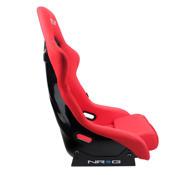 NRG FRP Bucket Seat (Red Cloth) - Large - 0