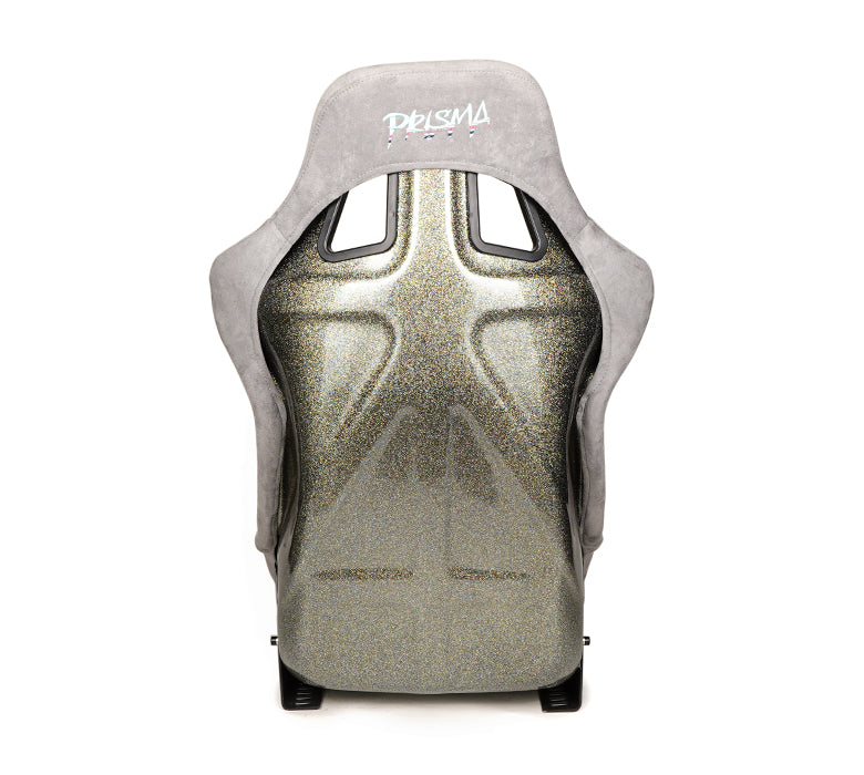 NRG FRP Bucket Seat ULTRA Edition - Large (Grey Alcantara/Pearlized Back)