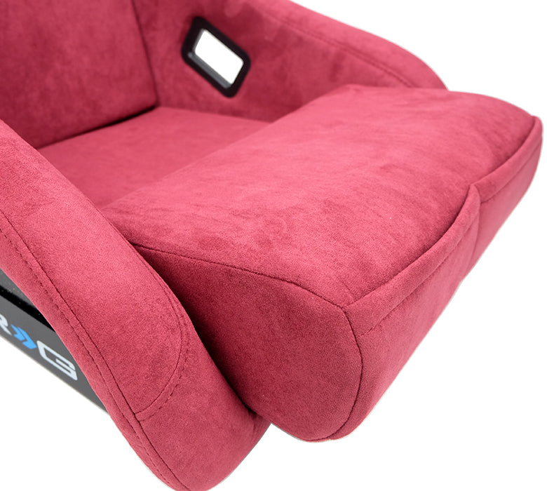 NRG FRP Bucket Seat PRISMA Edition - Medium (Maroon/ Pearlized Back)