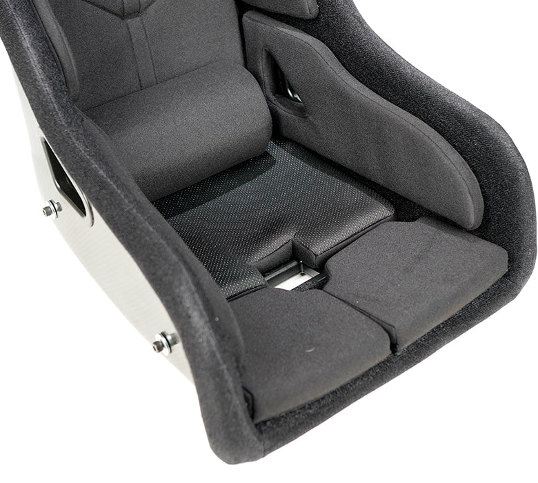 NRG FIA Competition Seat w/ Head Containment & Comp Fabric FIA homologated Velcro Paddings Small