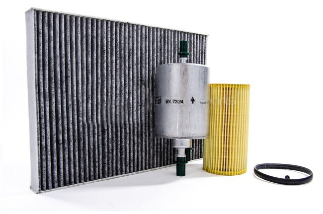 Filter Trio Kit (Oil, Fuel, A/C Cabin Filter): Audi A4 2.0T FSI