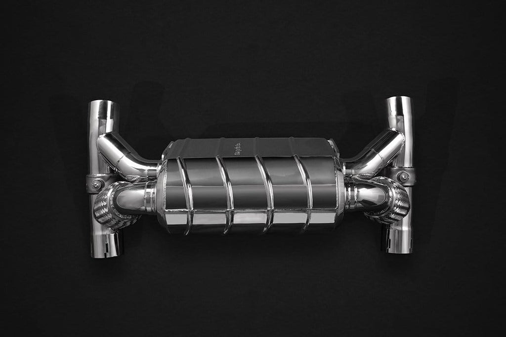 Ferrari 430 Scuderia Valved Exhaust System, 200 Cell Cats, And Heat Shields