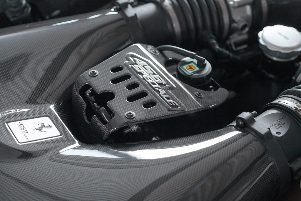 Ferrari 458 Speciale Carbon Lock Cover (Matte) - 0