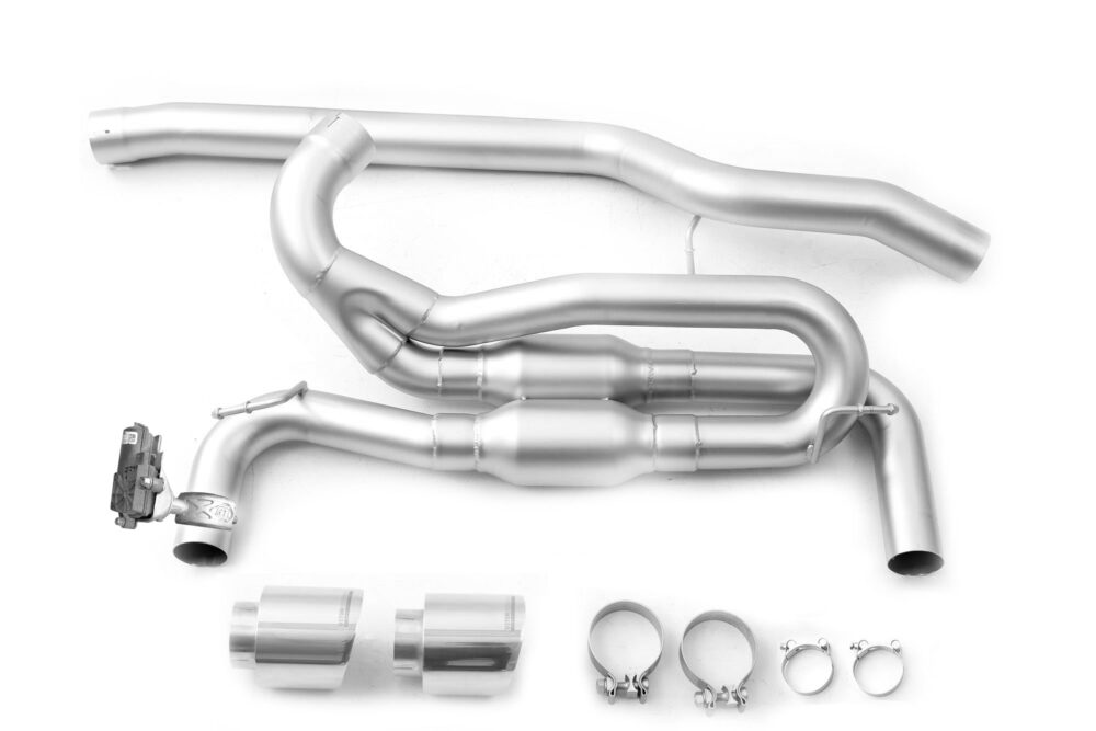 CP-e Triton Exhaust / Ford Focus RS '16- CAT Back 3.00 OD Mandrel Bent