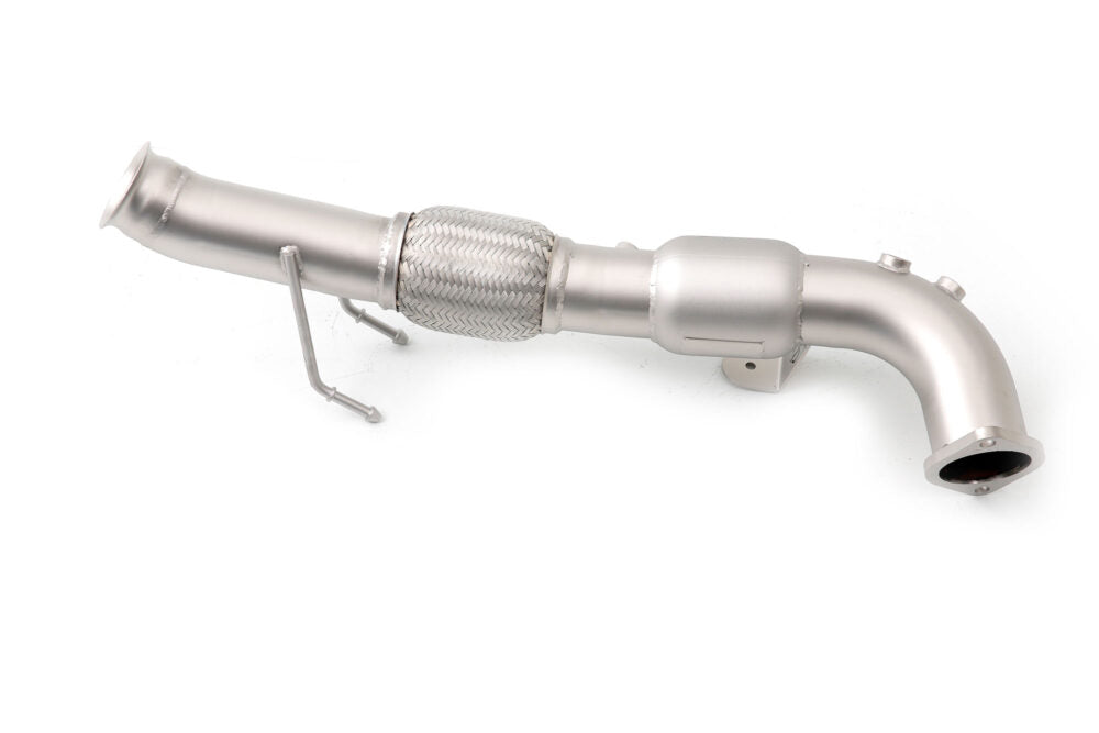 CP-e Ford Focus RS 2.3L '16-. QKspl Downpipe / Stock Flange 3.00 V-Band Back