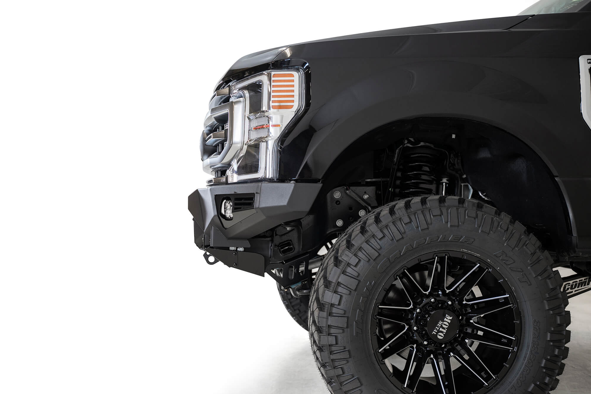 Addictive Desert Designs 17-20 Ford Super Duty Bomber Front Bumper w/ Mounts For 3 Baja Designs LP6s