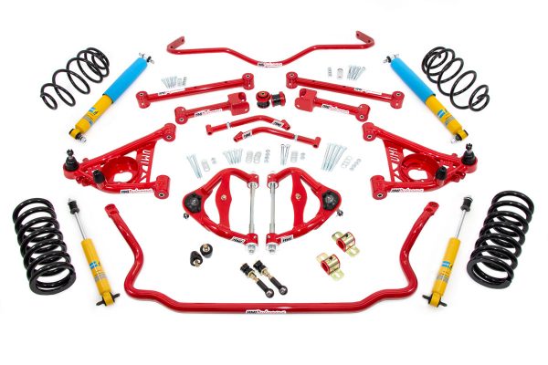 UMI Performance 78-88 GM G-Body Handling Kit 2in Lowering Stage 2 - Red