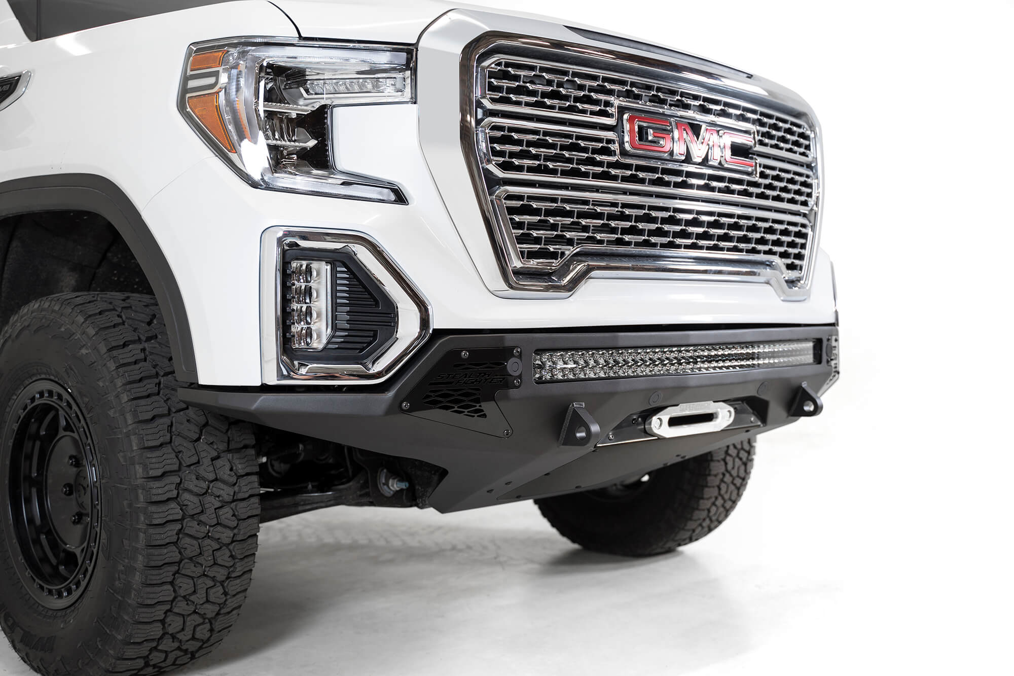 Addictive Desert Designs 2019 GMC Sierra 1500 SF Front Bumper w/ Winch Mount&Sensor Cutout