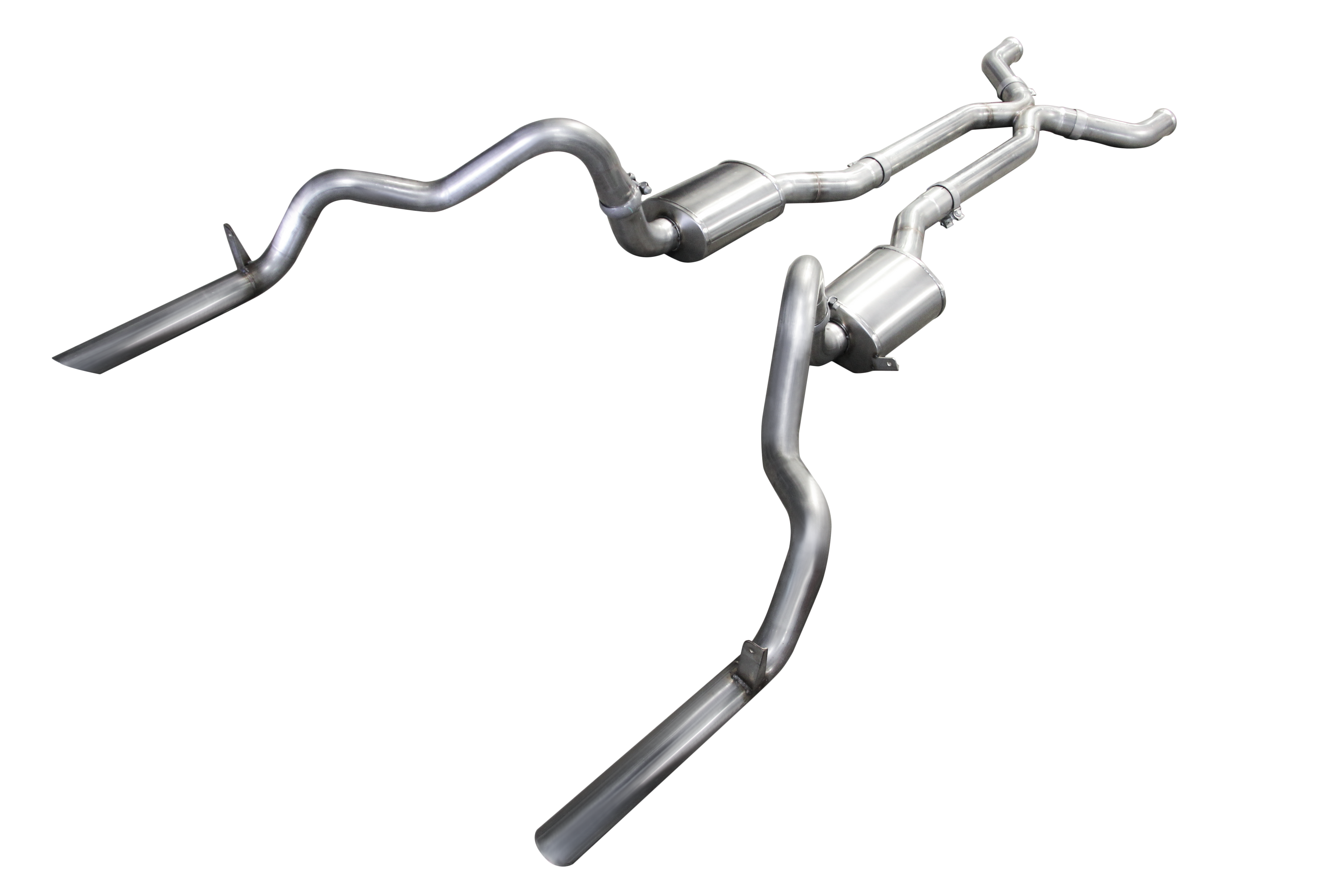 ARH GEN 1 CAMARO 1967 1969 HEADER BACK EXHAUST 2-1/2" STRAIGHT TIP - 0