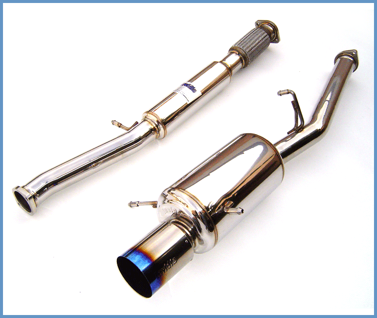 Invidia 76mm G200 Titanium Tip Catback Exhaust | WRX 02-07 / STi 04-07