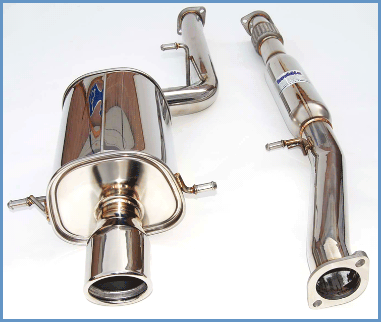 CAT-BACK EXHAUST, Q300 Subaru WRX/STI 02-07