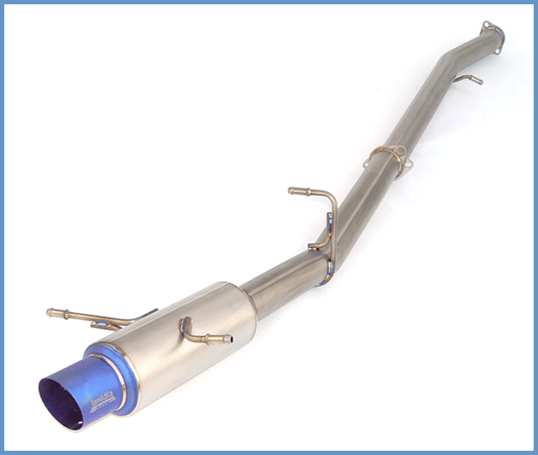 CAT-BACK EXHAUST, FULL TITANIUM Subaru WRX/STI 02-07