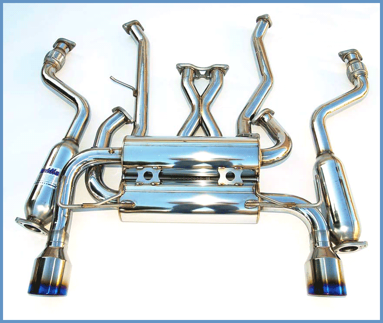 CAT-BACK EXHAUST, GEMINI Infiniti FX35 03-08 (FX45 03-05)