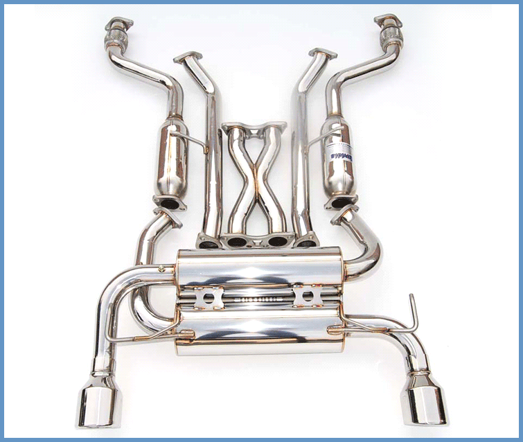 CAT-BACK EXHAUST, GEMINI Infiniti FX35 03-08 (FX45 03-05)