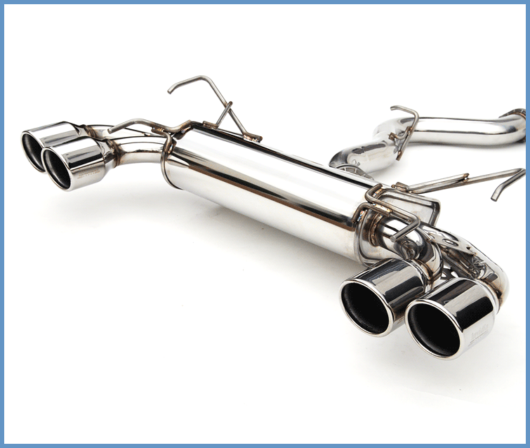 Invidia Q300 Stainless Steel Dual Cat-Back Exhaust System | 2008-2014 Subaru STi - 0