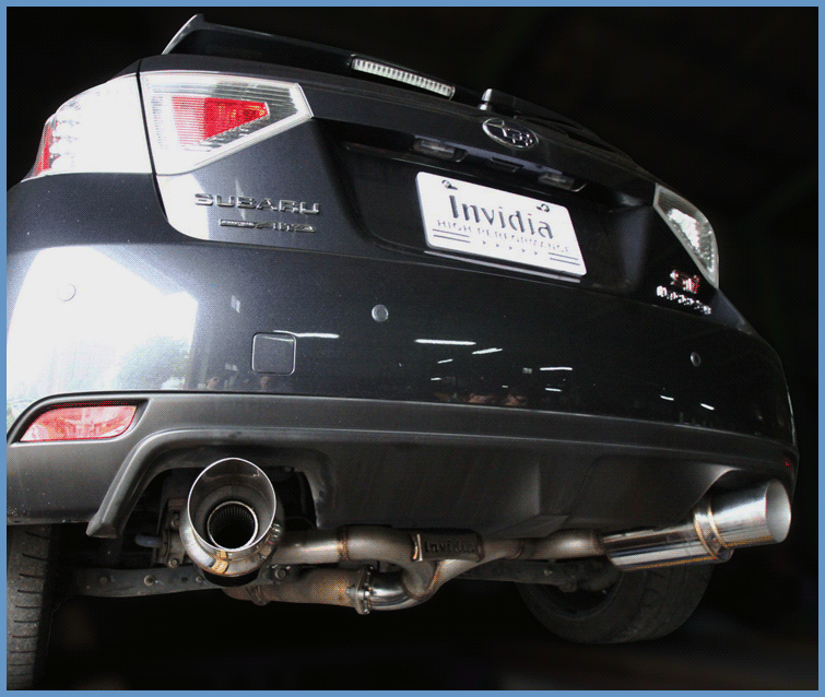 CAT-BACK EXHAUST, N1 Subaru STI 5-DR 08-14