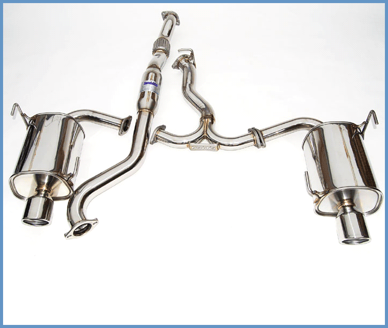 CAT-BACK EXHAUST, Q300 Subaru WRX 4-DR 08-14