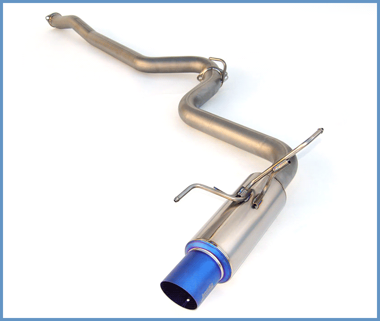 CAT-BACK EXHAUST, FULL TITANIUM Subaru WRX/STI 4-DR 08-14